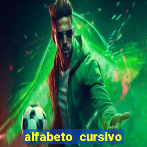 alfabeto cursivo para treinar caligrafia