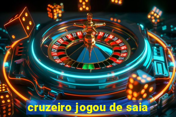 cruzeiro jogou de saia