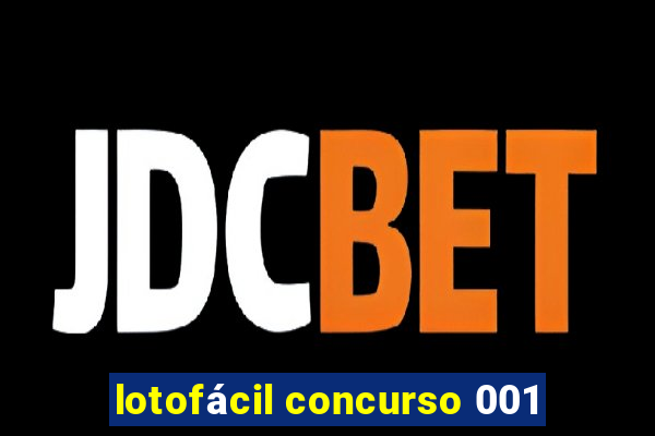 lotofácil concurso 001