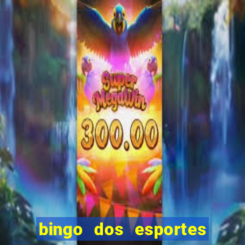 bingo dos esportes para imprimir