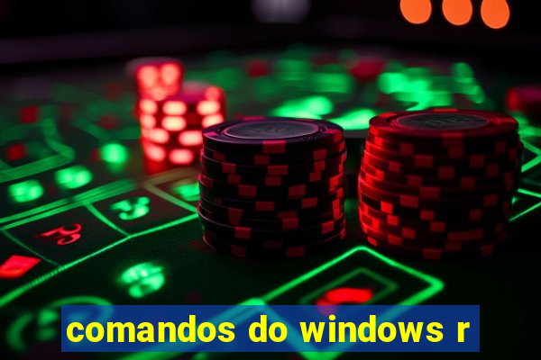 comandos do windows r