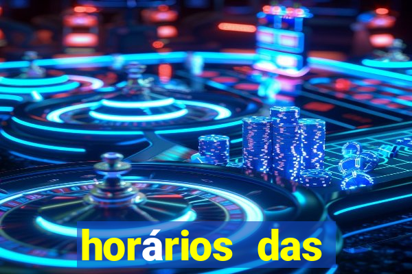 horários das plataformas de jogos