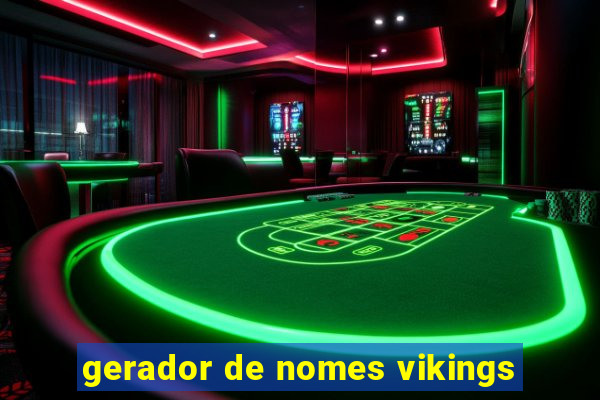 gerador de nomes vikings