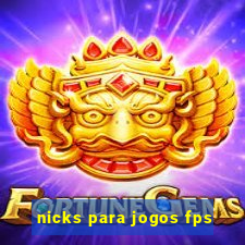 nicks para jogos fps